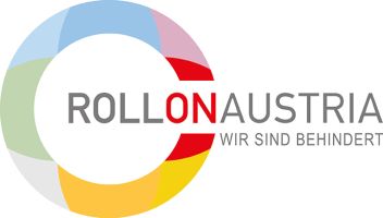 Logo Verein RollOn Austria - "Wir sind behindert"